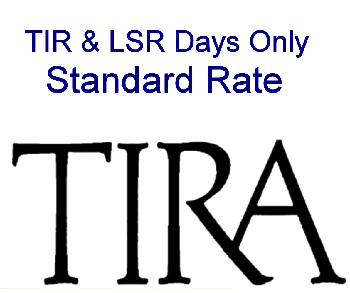 Std Rate: TIR & LSR Days