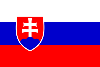 flag of SLOVAKIA